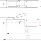 LC Connector 900um